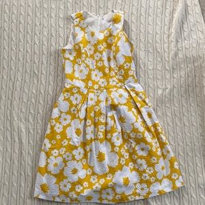 Yellow floral dress